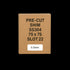 0.5mm Stainless Steel Precut Shim 75x75 Slot 22mm Pack of 10